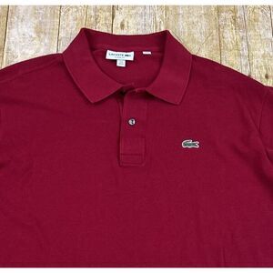 Lacoste Classic Fit Polo Shirt Mens Big & Tall Size 8 XXL 3XL Large Short Sleeve